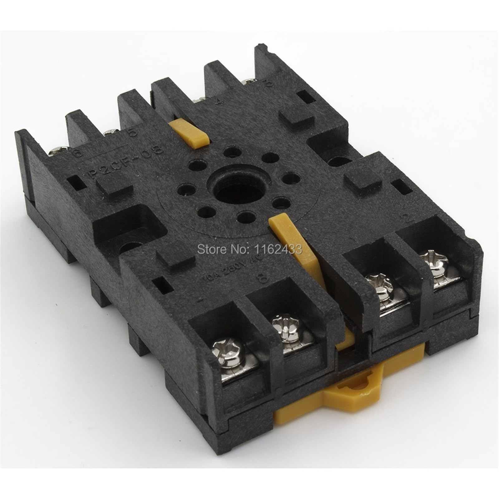 WBNFFUCYU 10pcs/ lot P2CF-08 Relay Socket for DH48S ST3P H3CR-A8 MK2P JTX-2C