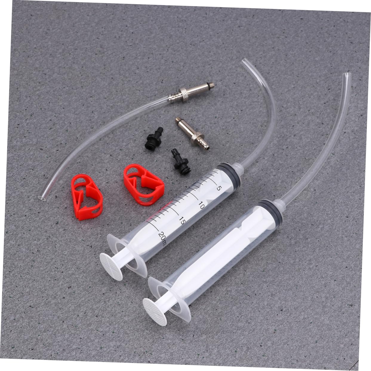 BRIGHTFUFU Bike Oil Disc Brake Bleed Kit Hydraulic Maintenance Tool for Avid Formula Lightweight Portable Effortless Brake Bleeding Essential for Bicycle Maintenance