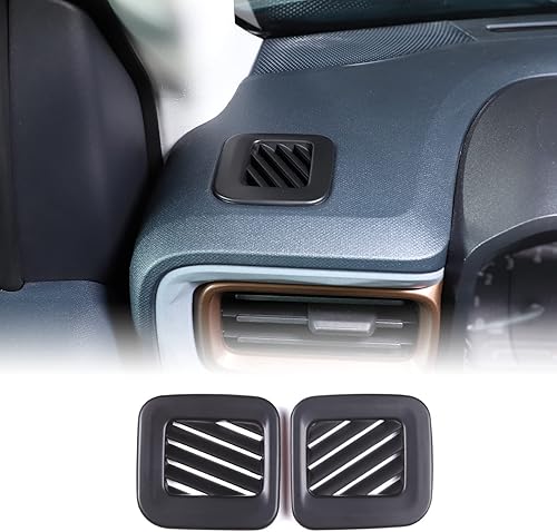 Marco de Ventilación de Salida de Aire Acondicionado Lateral del Salpicadero del Automóvil Compatible con Ford Maverick 2022-2025 Consola Central