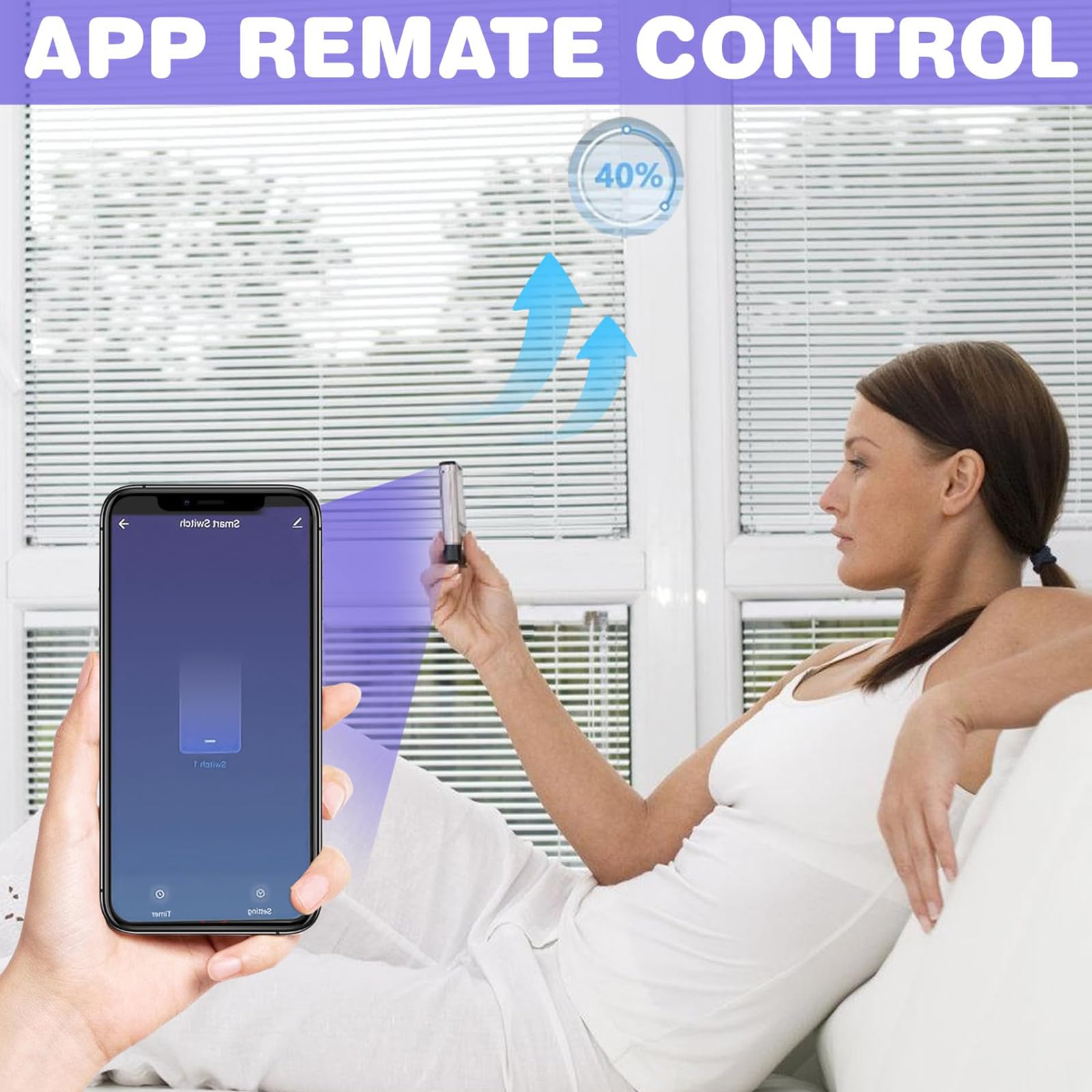 6 interruttori della luce intelligenti modulo a 2 vie, interruttore Wi-Fi Smart Life, mini interruttore Wi-Fi fai da te, compatibile con app Tuya, Alexa e Google Home, si adatta dietro interruttore a