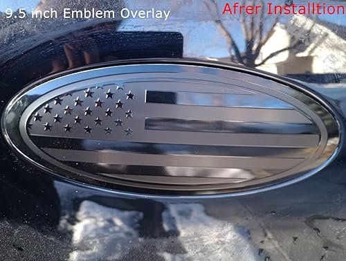 Miniatura 5 de Emblema superpuesto de 5 pulgadas compatible con Ford Bronco Sport Overlay para portón trasero para 2020, 2021, 2022 y 2023, diseño 3D ABS (5