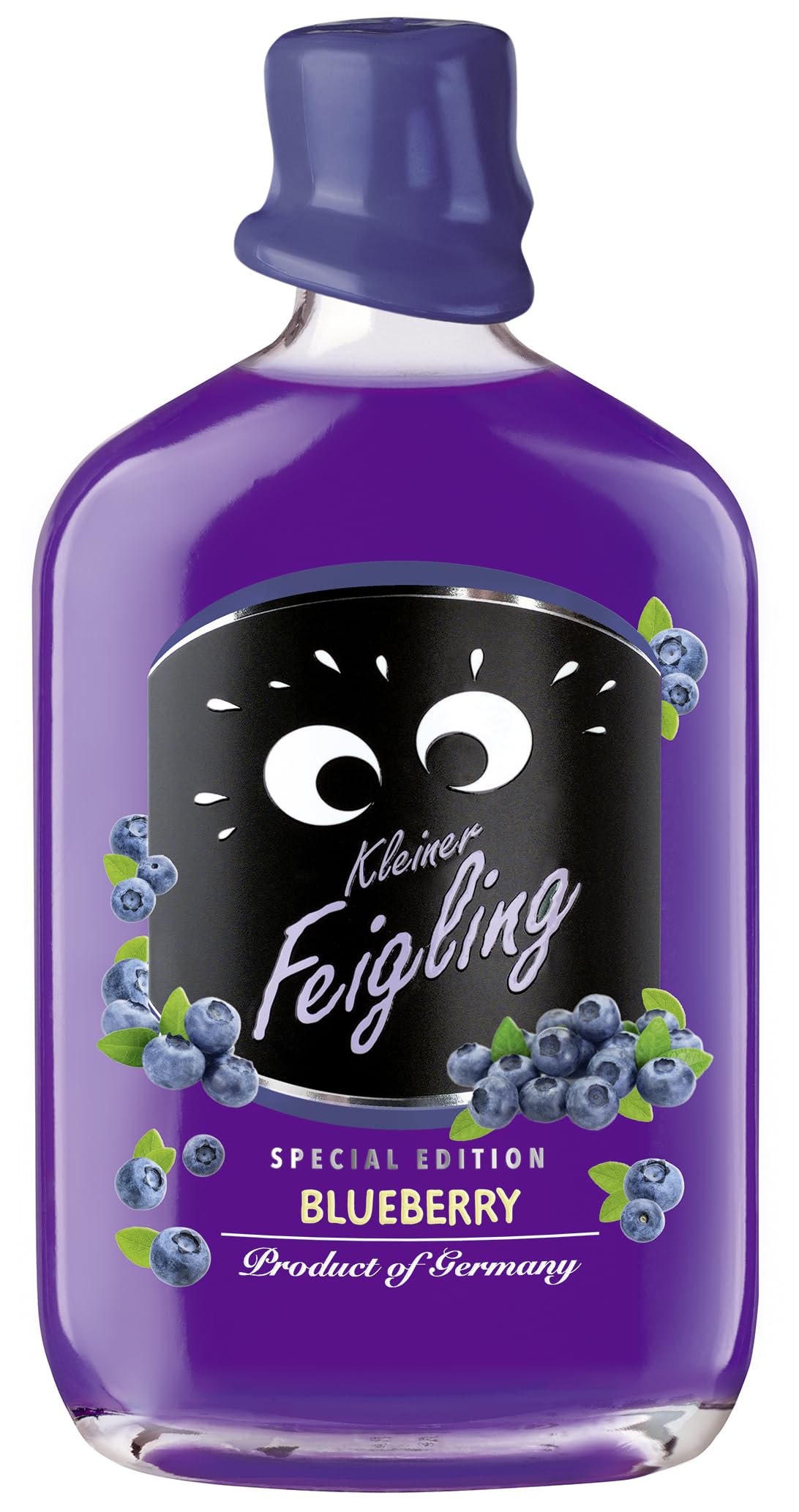 Kleiner Feigling Special Edition Blueberry 0,5 L – Feinster Vodka und Fruchtige Blaubeere – Der kultige Feier-Schnaps für jede Feier – Frech, fruchtiger Shot – 15 % Vol.