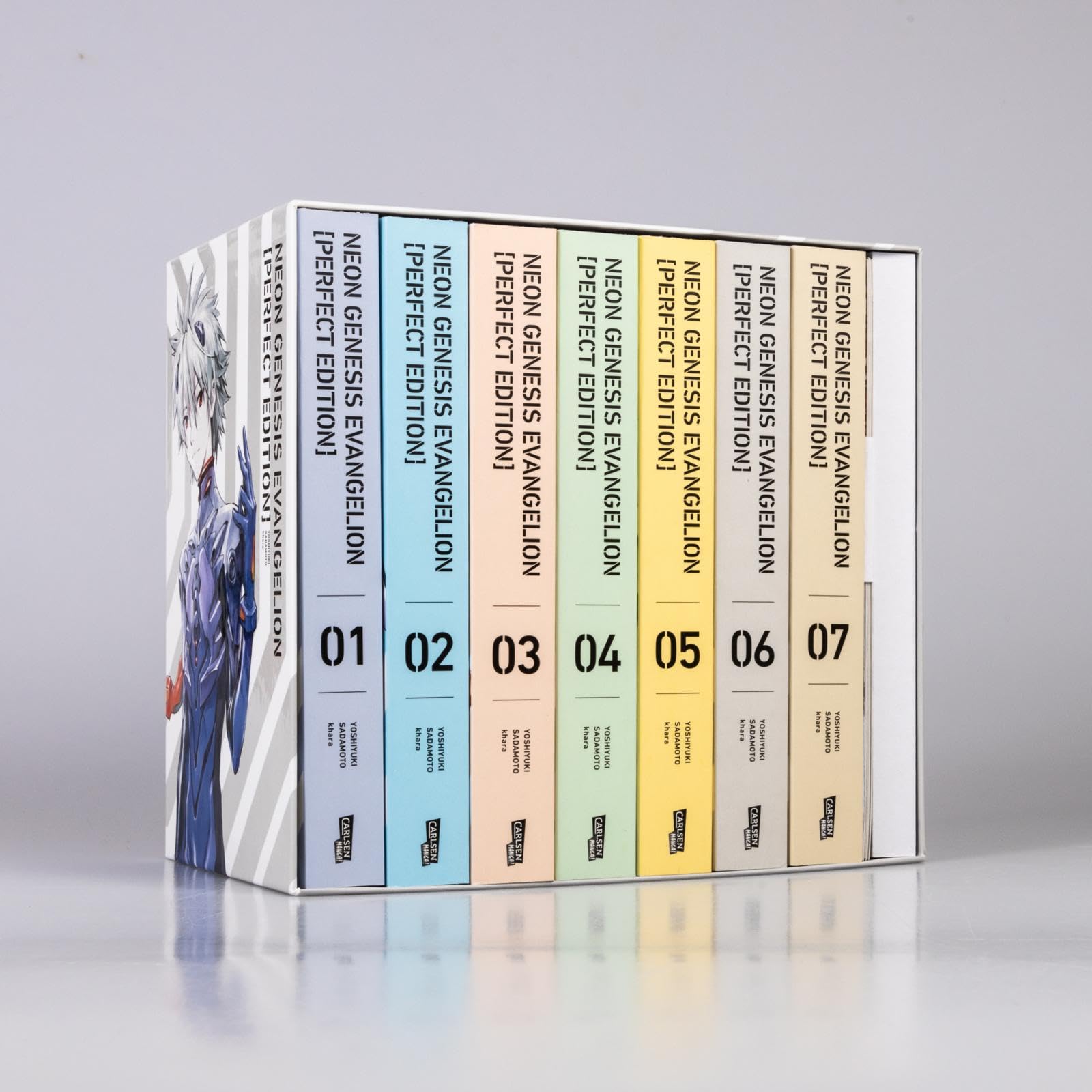 Neon Genesis Evangelion - Perfect Edition, Bände 1-7 im Sammelschuber mit Extras: Neue Edition in 7 Sammelbänden des Mecha-Klassikers
