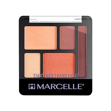 Marcelle Talc-Free Quintet Eyeshadow, Spiced Cider, 5.6 g