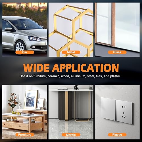 Miniatura 7 de Pulidora de búfer, 1600 W, 7 pulgadas6 pulgadas, cera pulidora rotativa, 8 velocidades variables 500-3500 RPM, kit de pulidores y pulidores de