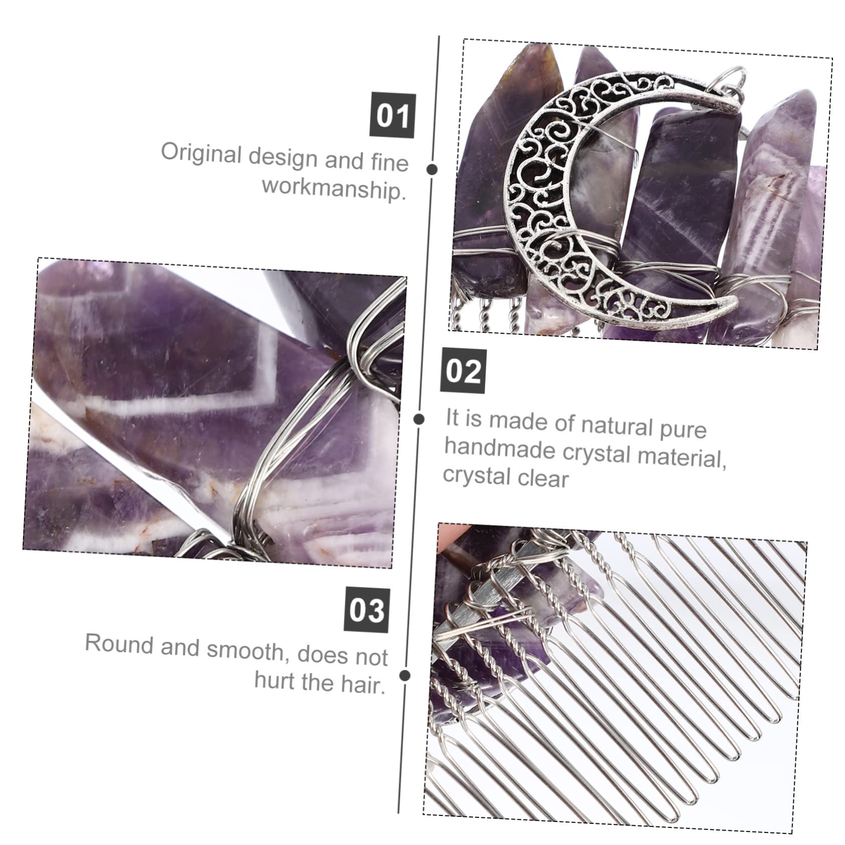 POPETPOP 3 Peines De Cristal Para El Pelo Con Tiara Peinetas Para Novia Pasadores Para Mujer Botellas De Viaje Para Artículos De Tocador Accesorios Para El Cabello Peineta