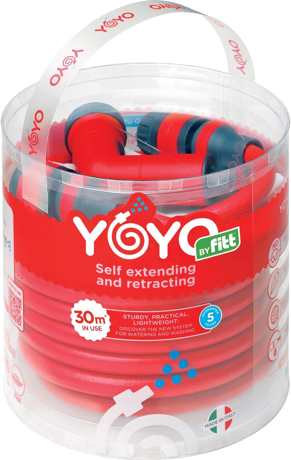 30m/98ft YOYO, The extendable Garden Hose That Stretches from 15 to 30