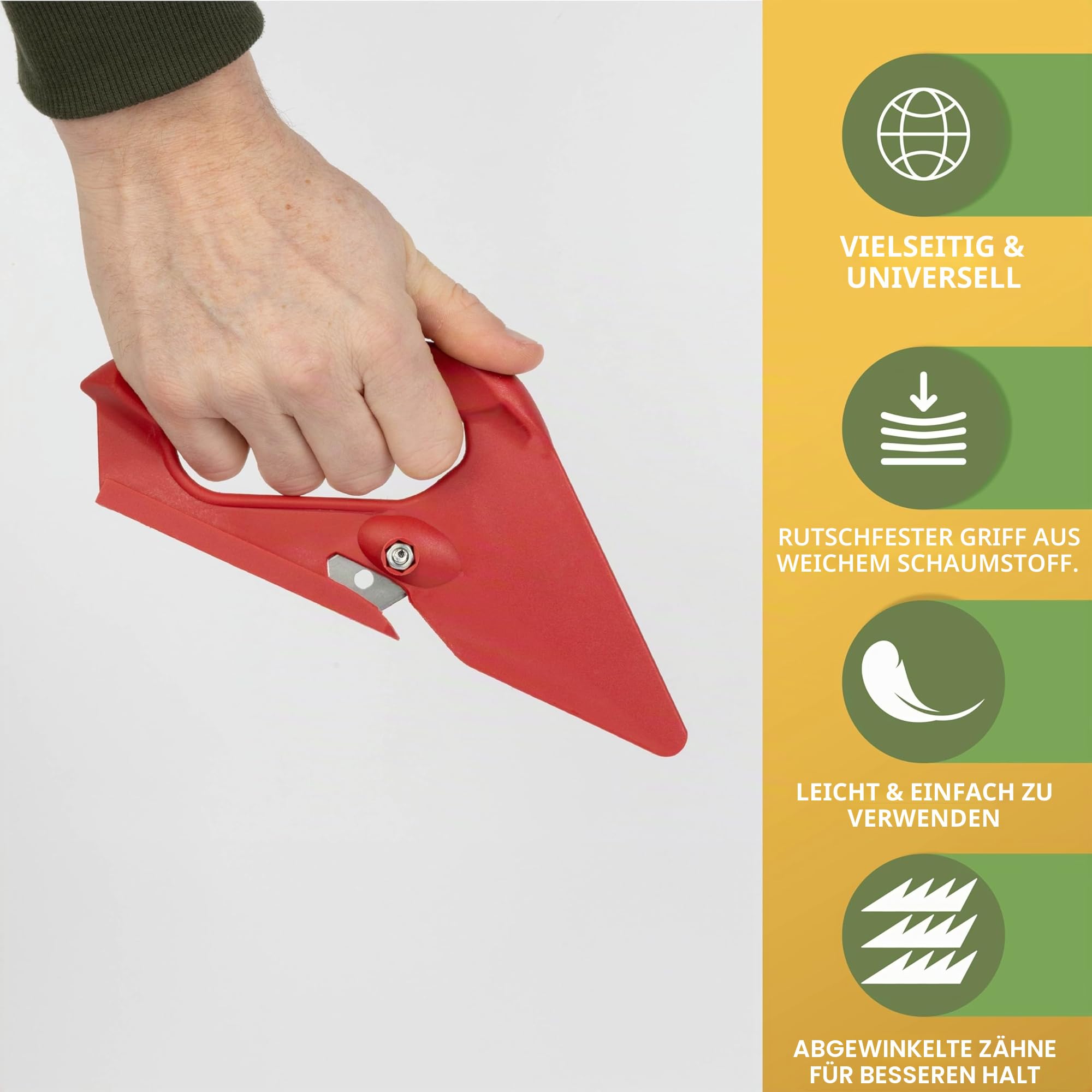 BLOSTM Teppichspanner-Set – keine Falten, Teppich-Kniekicker, Teppich-Nackenrolle und Teppichschneider für alle Teppicharten, professioneller Teppichkicker mit weichem Griff – unverzichtbare