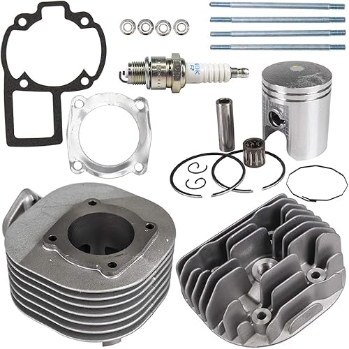 NICHE Kit de juntas, pistones y cilindros para Suzuki Kawasaki KFX80 Quadsport 80 LT80 Quadrunner 250 11210-40B01 (50mm)