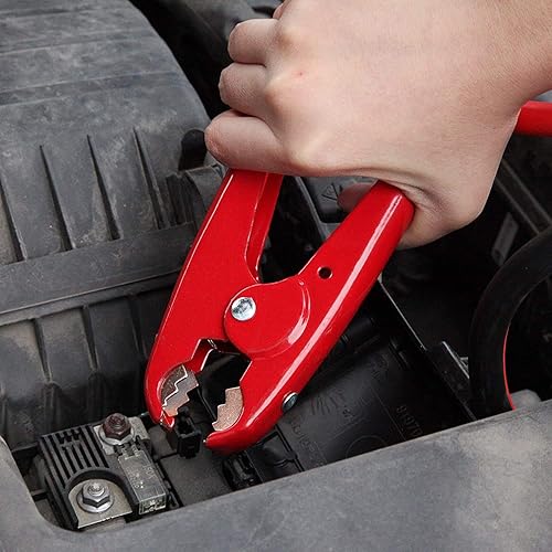 Vista 22 de CARTMAN cable pasacorriente calibre 4, con bolsa de transporte, 4 AWG x 20 pies