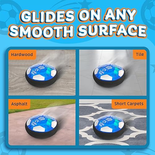 Miniatura 5 de Let Loose Moose Hover Balón de fútbol  Regalos de cumpleaños para niños  Pelotas Hoover para interiores para niños de 6, 7, 8, 9, 10, 11, 12 años