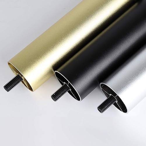 Miniatura 7 de Patas ajustables de aleación de aluminio para muebles, modernas patas de sofá roscadas de oro mate M8, mesa de centrogabinete de