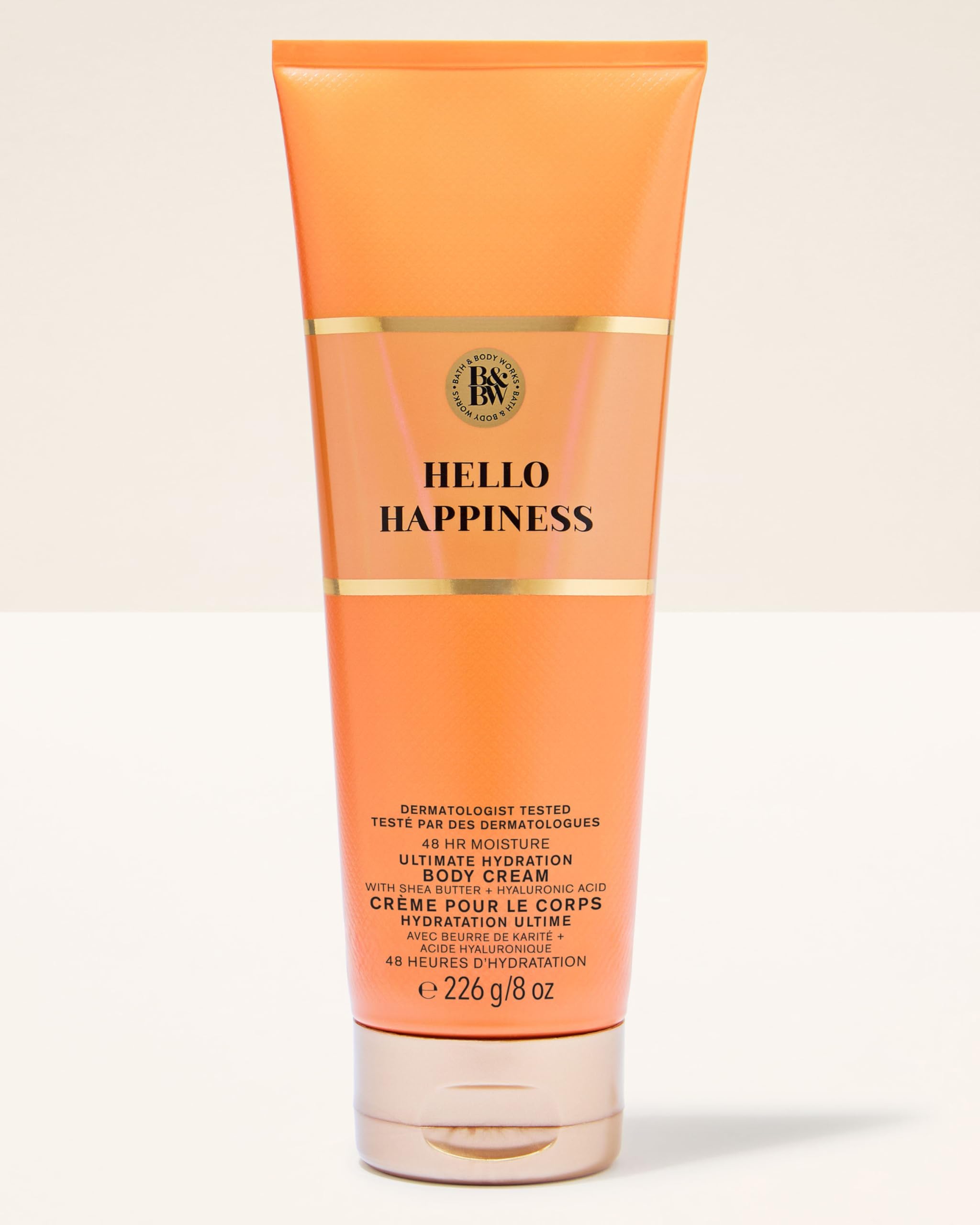 Bath & Body Works Hello Happiness Ultimate Hydration Body Cream | Moisturizer for Soft, Glowing Skin |Nourishing Body Lotion for Women | With Shea Butter & Hyaluronic Acid|48 Hour Moisture| 226g / 8oz-image-34