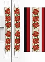 Vista 10 de Juego de 2 fundas de arpillera otoñal para manijas de puerta de refrigerador, para lavavajillas, microondas, horno, nevera, estufa