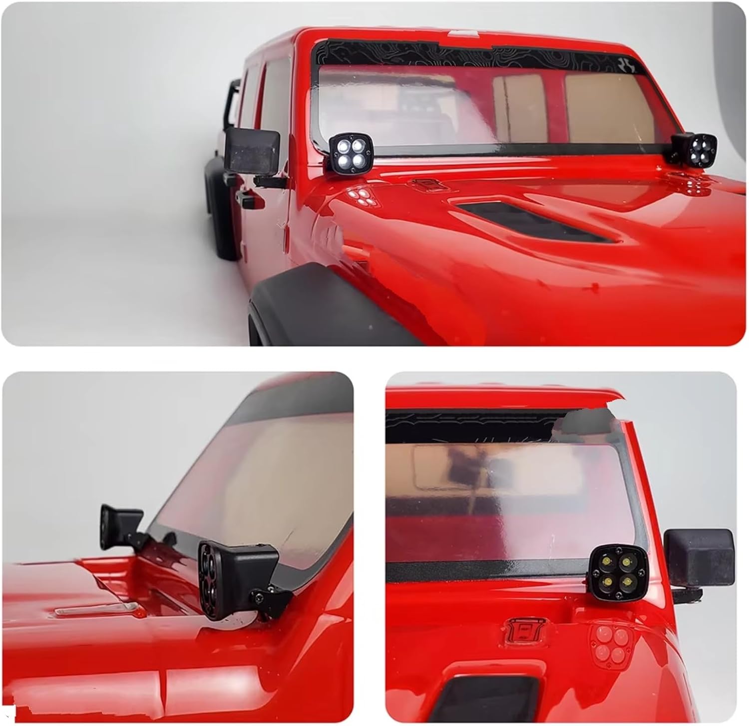 RCカースポット照明 For Axial For SCX10 90046 For TRX4 For TRX6 For Redcat