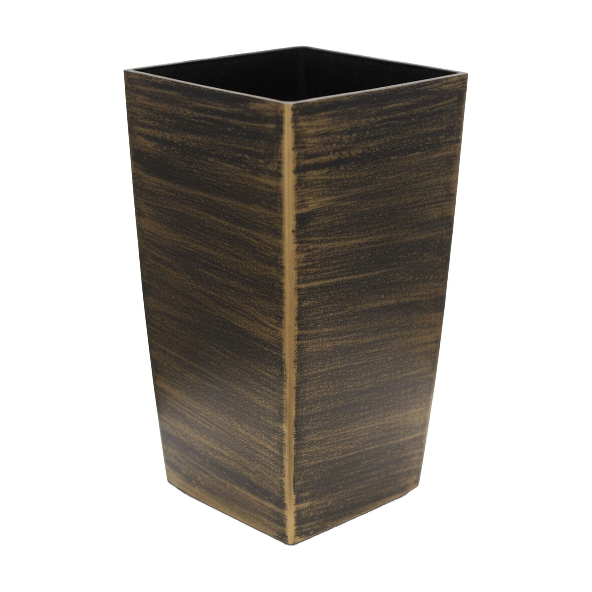 Sg Traders Gold Square Flower Pots Tall Modern Decorative Planter For Outdoor Use, Large Lightweight Durable Square Planter For Home, Office, Garden, Patio & Balcony Plants ( - 41Cm X 22Cm)
