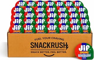 Creamy Peanut Butter Portion Cups – 35 Count Individually Sealed Snack Pack | Bulk Mini Peanut Butter Cups for Lunches, Travel & Office | Custom bundled by MOOCHI