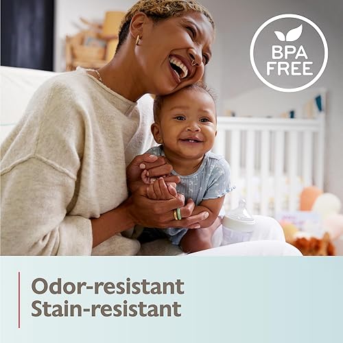 Vista 9 de NUK Simply Natural - Biberón con SafeTemp, 5 onzas, 4 unidades Claro