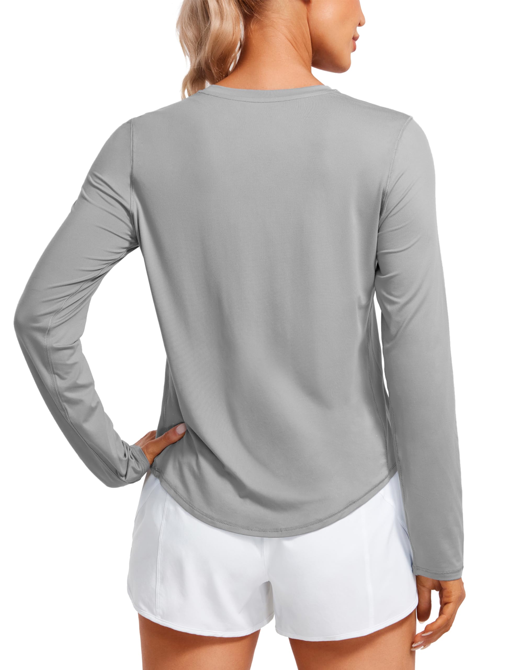 CRZ YOGA Lightweight Crewneck Long Sleeve Top