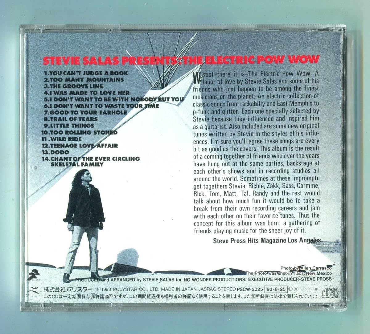 CD　Stevie Salas　Electric Pow Wow　サラス Amazon.co.jp: エレクトリック・パウワウ: ミュージック