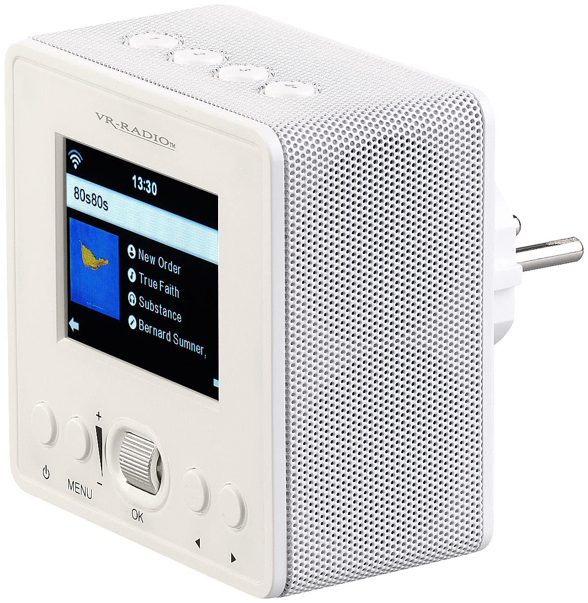 VR-Radio Steckdosenradio: Steckdosen-Internetradio mit WLAN und Bluetooth 5, DSP, 6 Watt (Steckdosenradio mit Fernbedienung, Internet, Bad)