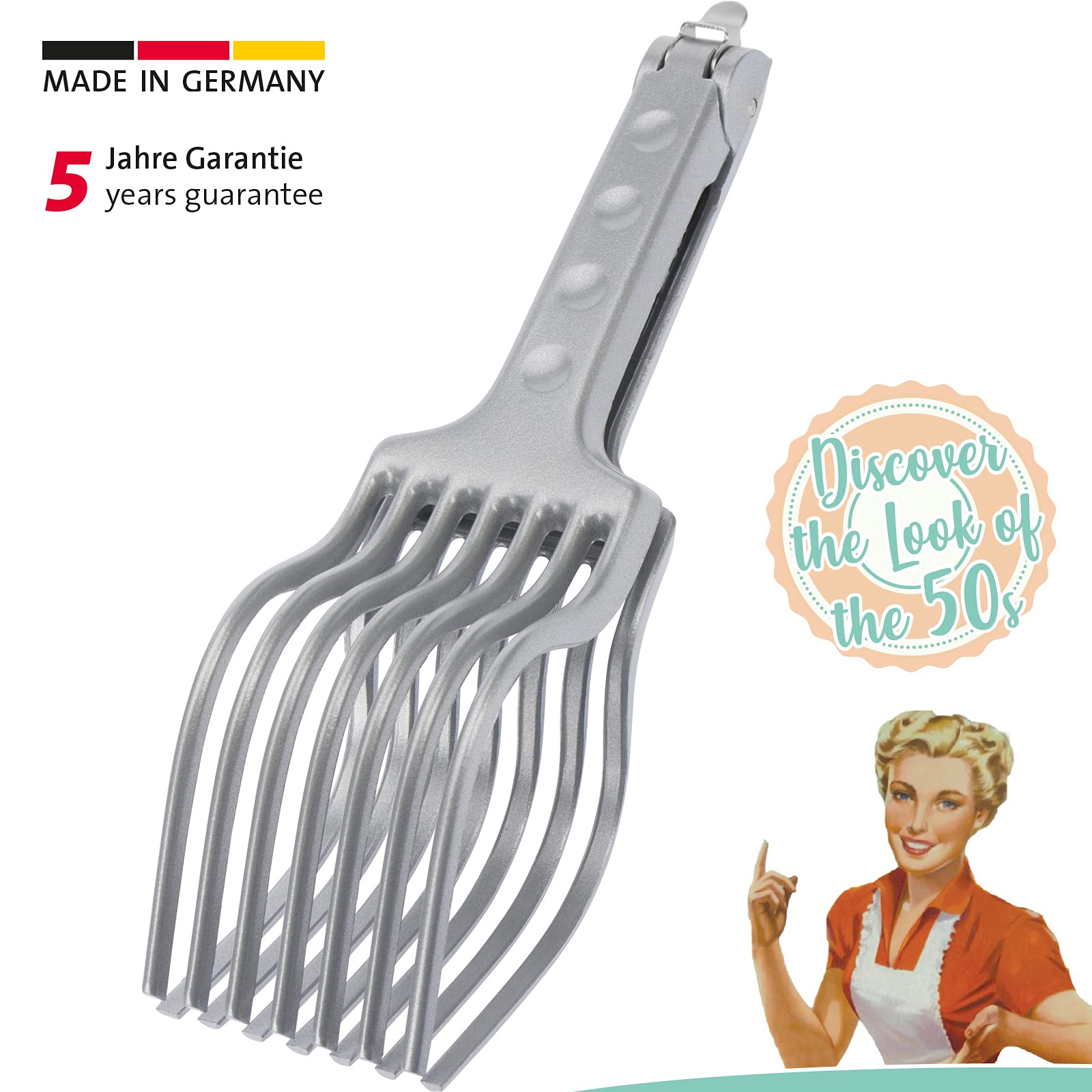 Pinza Per Aragoste Westmark Cracky - In Alluminio, Design Vintage, Made In Germany, 14.4 Cm - Foto 7