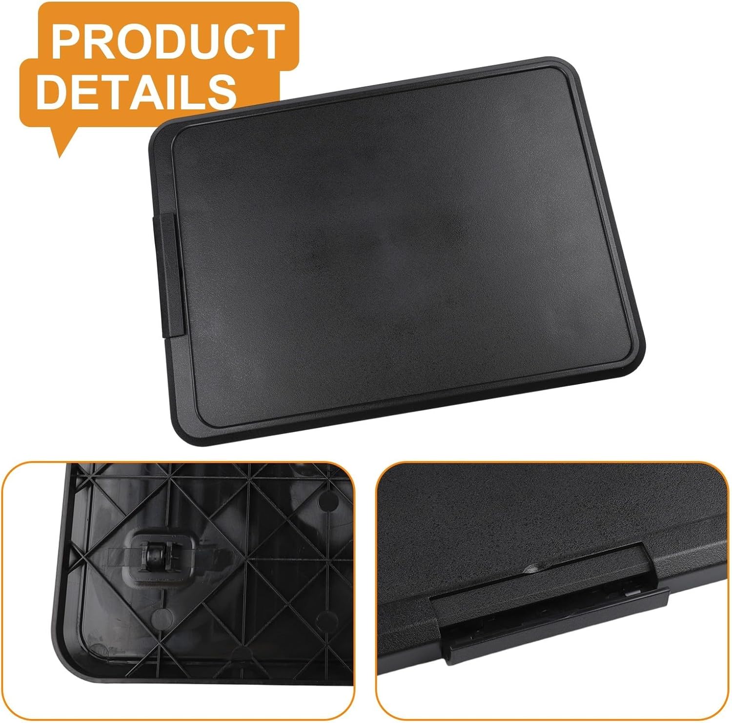 Sliding Tray With Wheels For Heavy Kitchen Appliances, Rolling Base For Coffee Machine Stand Mixer Blender, Scratch-Resistant Plastic Dolly, 40x30x2cm Black