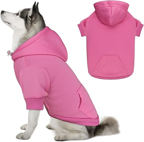 Suéteres para perros grandes, sudadera con capucha para perro, suéter para perro, suave forro polar cepillado, ropa para perro, sudadera con capucha