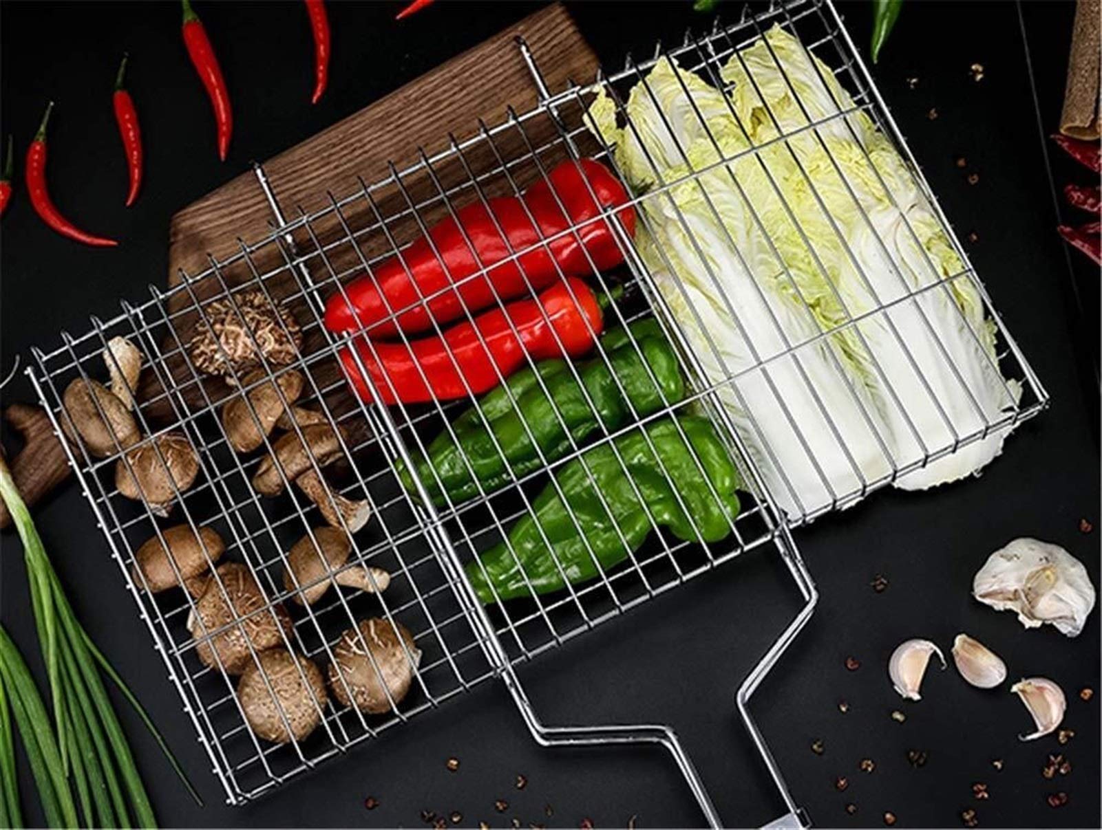 Koszyk do grilla, ruszt, klips siatki, duży grillowanej ryby, przenośna siatka tostów, grill Beat Spline Square