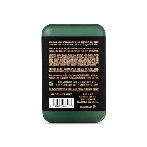 Miniatura 2 de Mistral Jabón en barra, roble ciprés, barra grande