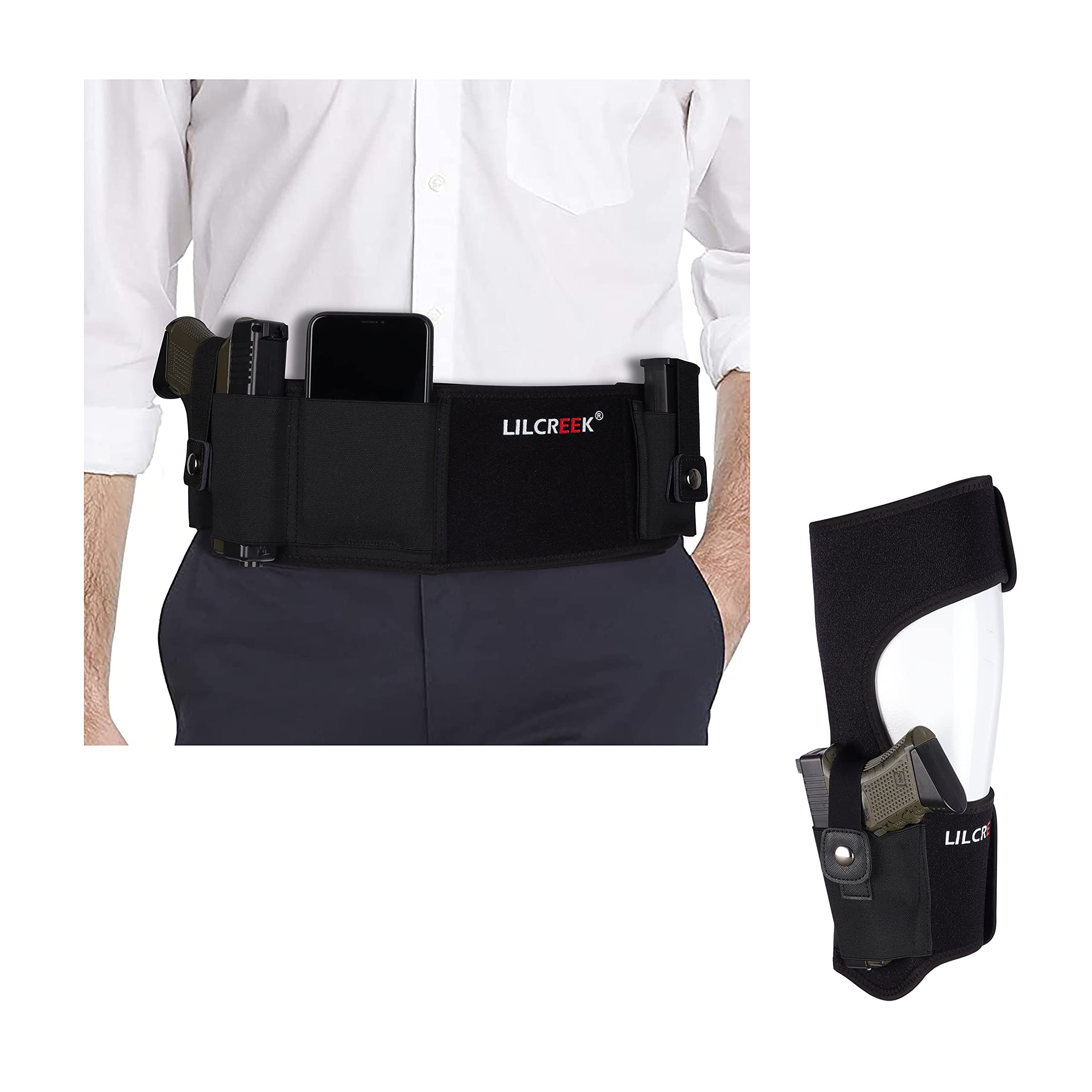 Buy Lilcreek Left/RightHanded Avaliable Belly Band Holster,Ankle
