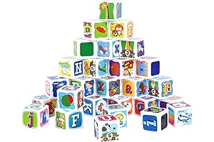 PLAY ABC Building Blocks for Toddlers 1-3