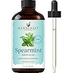 Handcraft Blends Spearmint Essential Oil - 1 Fl Oz - 100% Pure and Natural - Premium Grade Essential Oil for Diffuser and Aromatherapy, Skin, Massage, Candle and Soap Making Fragrance