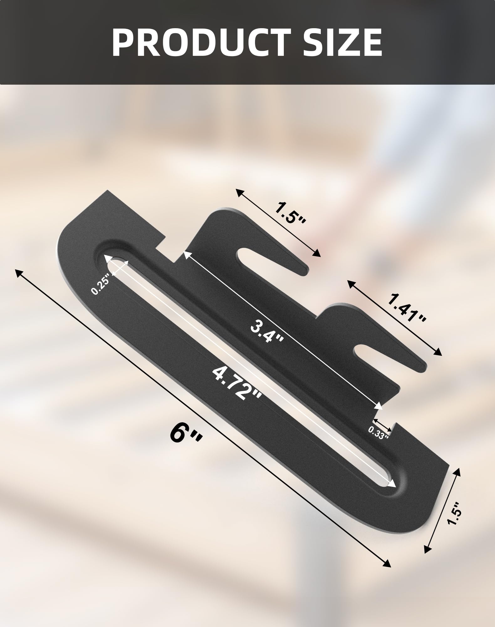 LSYEYATI Conversion Brackets Adaapter - Full to Queen Adjustable Adapter, Heavy Duty Bed Headboard Hooks, Metal Footboard Attachment, Hardware for Headboard - Extend or Attach to Metal Bed Frames