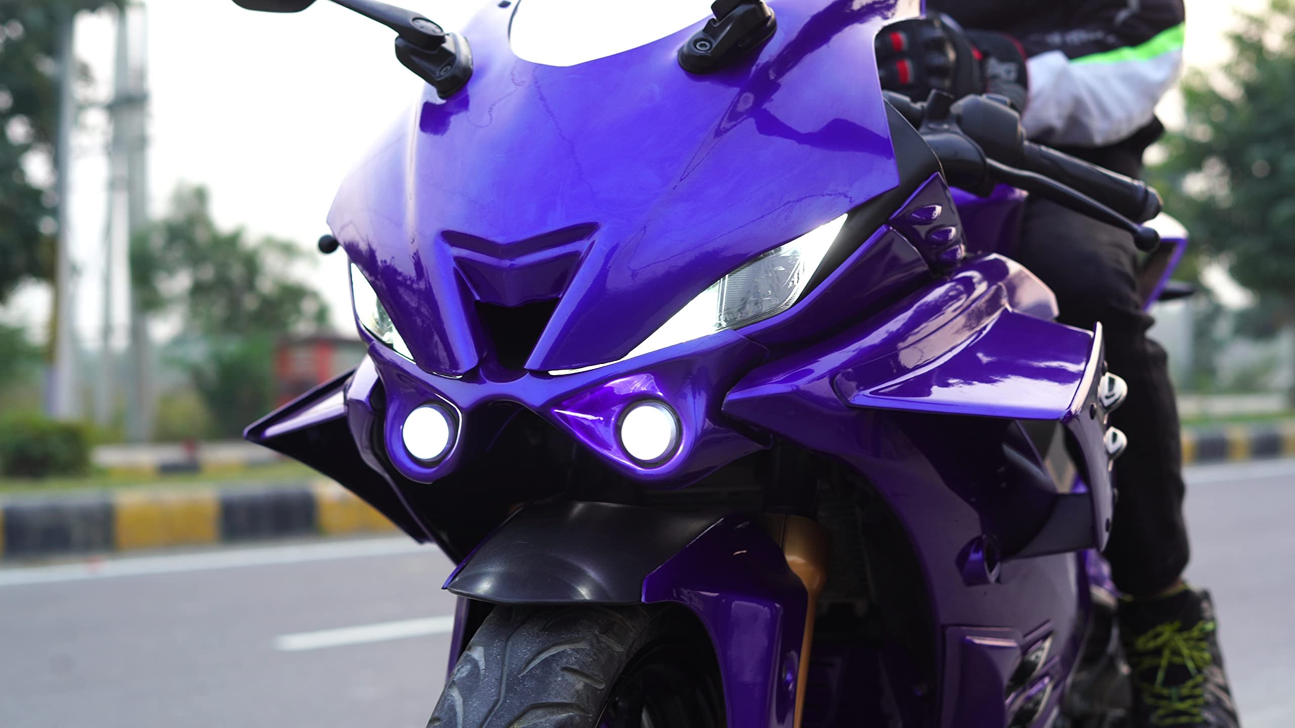 Saiga Parts Projector Mount For Yamaha R15 V3 Black Desertcart