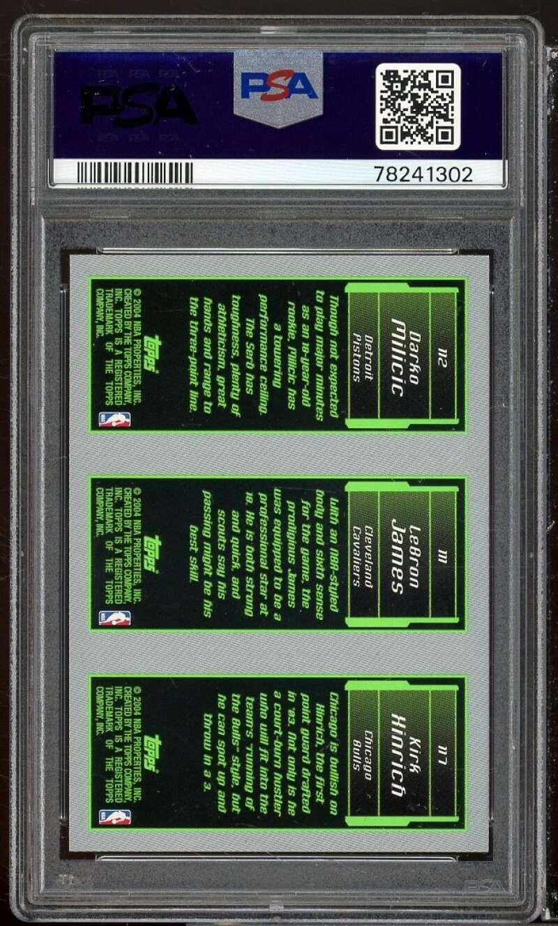 Lebron James Rookie Card 2003-04 Topps Rookie Matrix #111 PSA 5 - Basketball Slabbed Rookie Cards