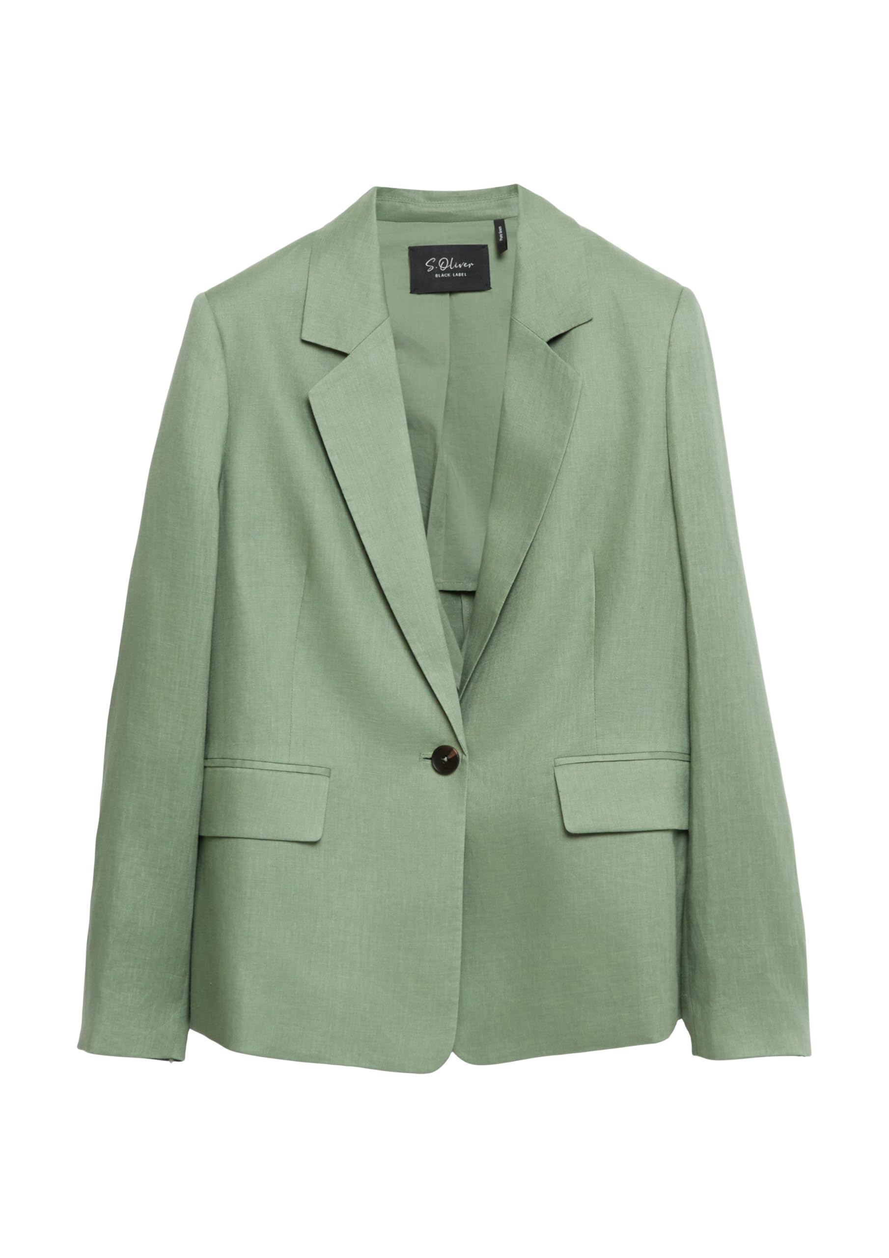 s.Oliver Antaillierter Leinenblazer