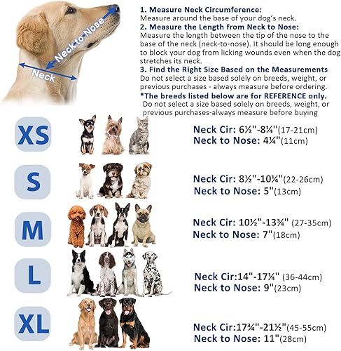 Miniatura 6 de BARKLESS Cono de perro, cono suave para cachorros y gatos después de la cirugía para dejar de lamer, collar isabelino ajustable para cirugía de