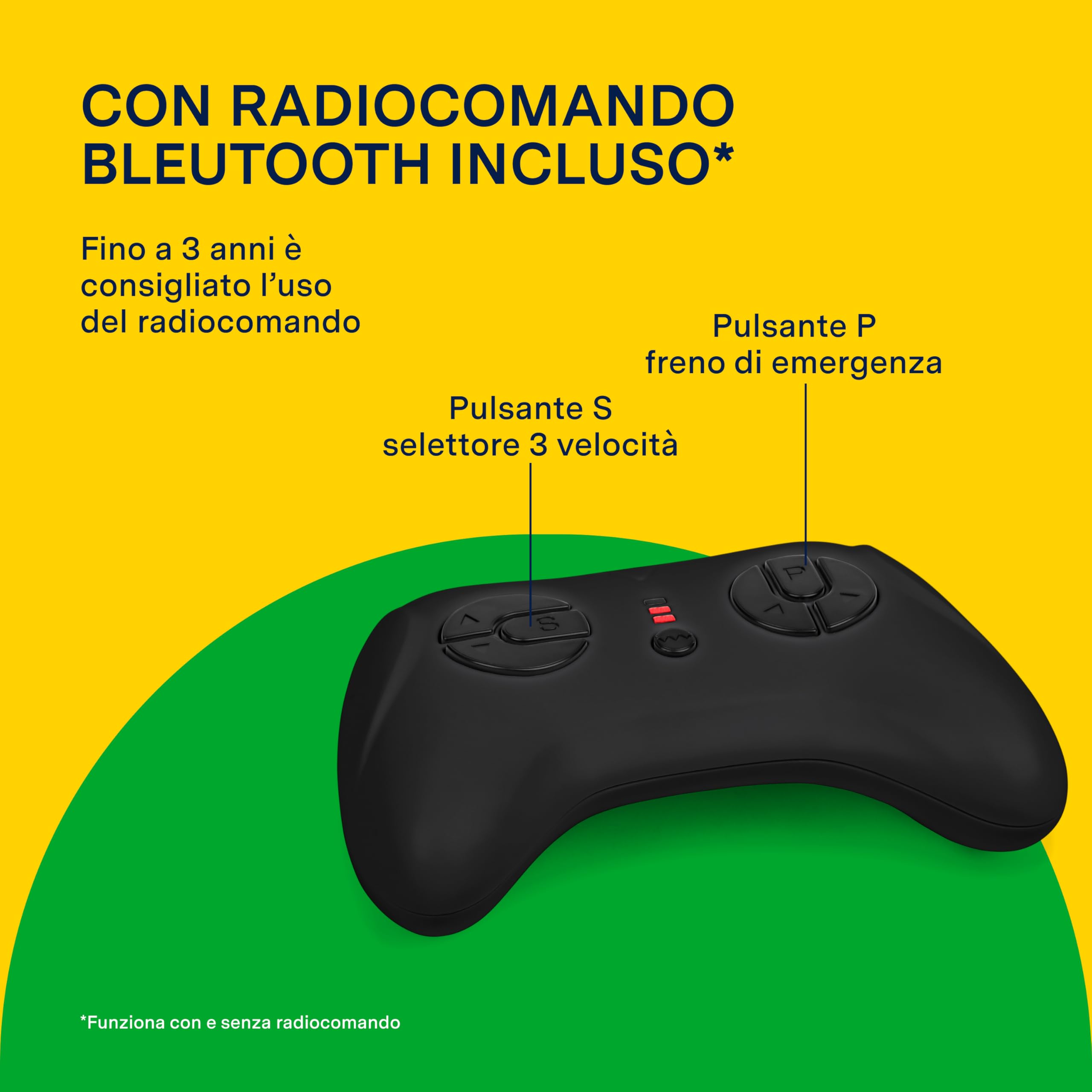 PEG John Deere Farm Power Trattore Elettrico Cavalcabile 12V per Bambini con Telecomando, Guida Manuale, Luci e Suoni, Età 18+ Mesi