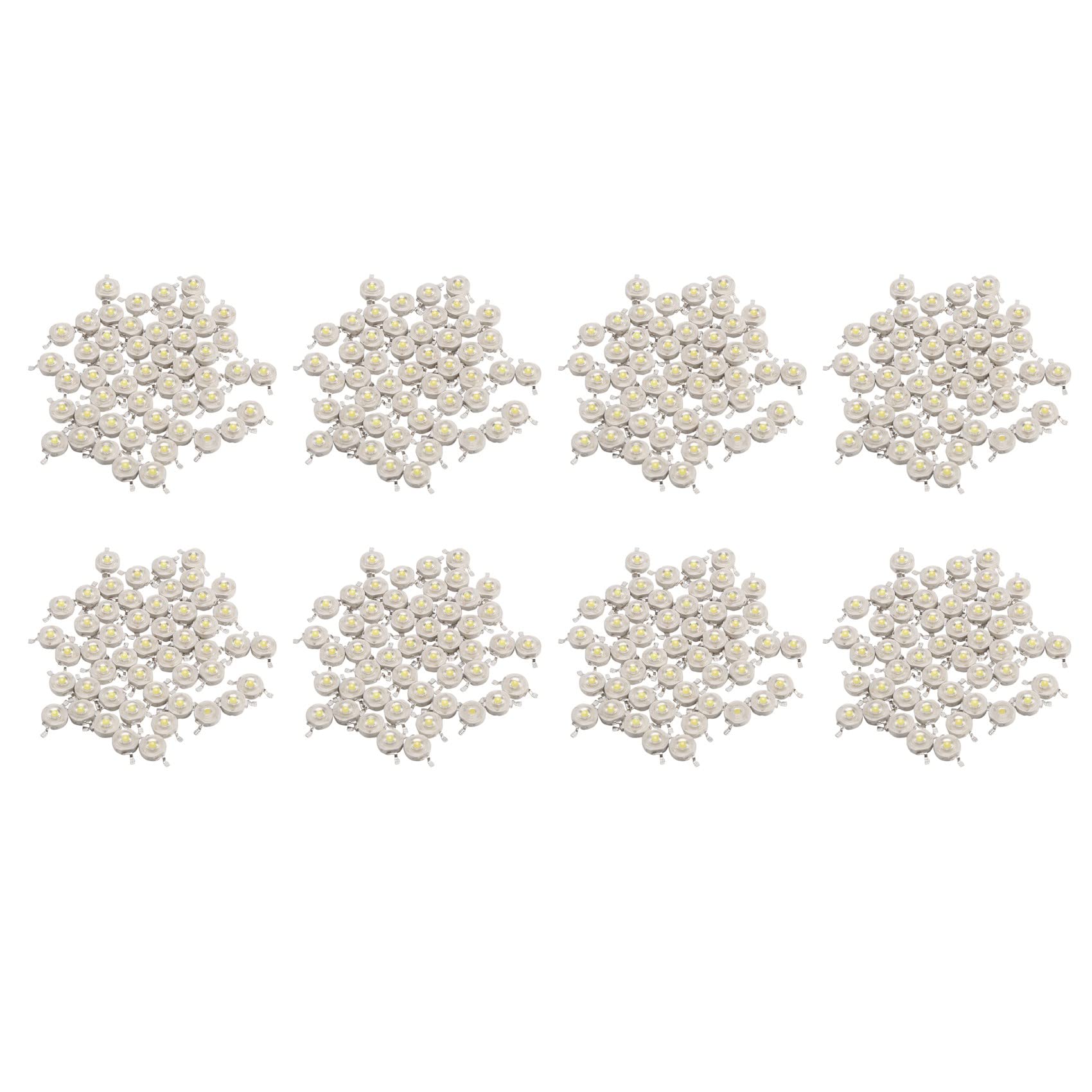 Hndhbfgrt 400Pcs 1W Diode High Power Cool White Led Beads 1 Watt Lamp Chip 3V-3.4V