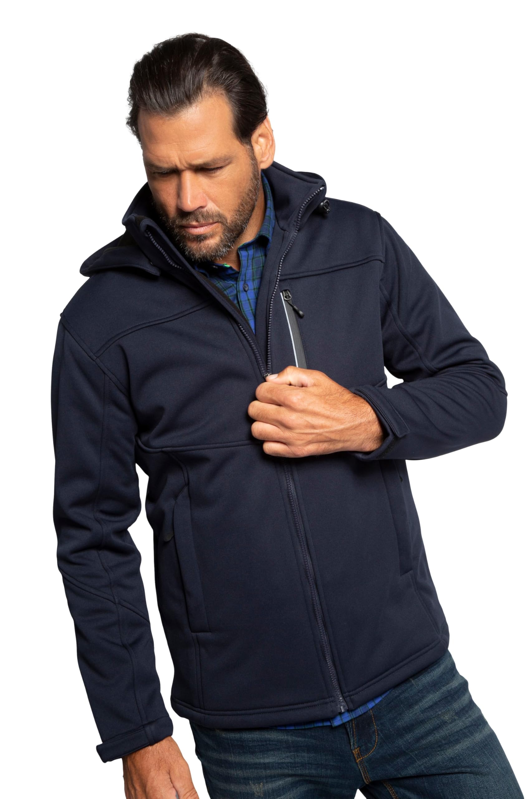 JP 1880 Softshelljacke, Outdoor, Wind-, Wasserabweisend, Bis 8xl Vestes Homme