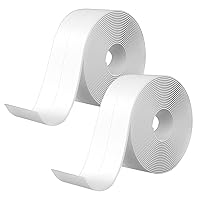 Vista 1 de 2 Pack Caulk Tape Sealant Strip, PVC Self Adhesive Tub Caulk Strip Tape, Sealant Tape, Used for Toilet Bowl Bathroom Bathtub Kitchen Floor Wall Edge