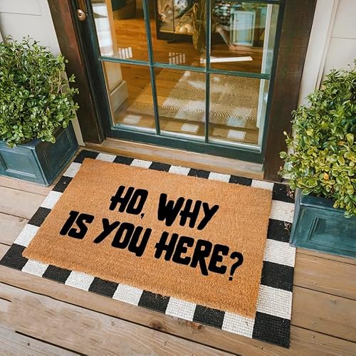 Hello Why are You Here Entryway Doormat - A Unique