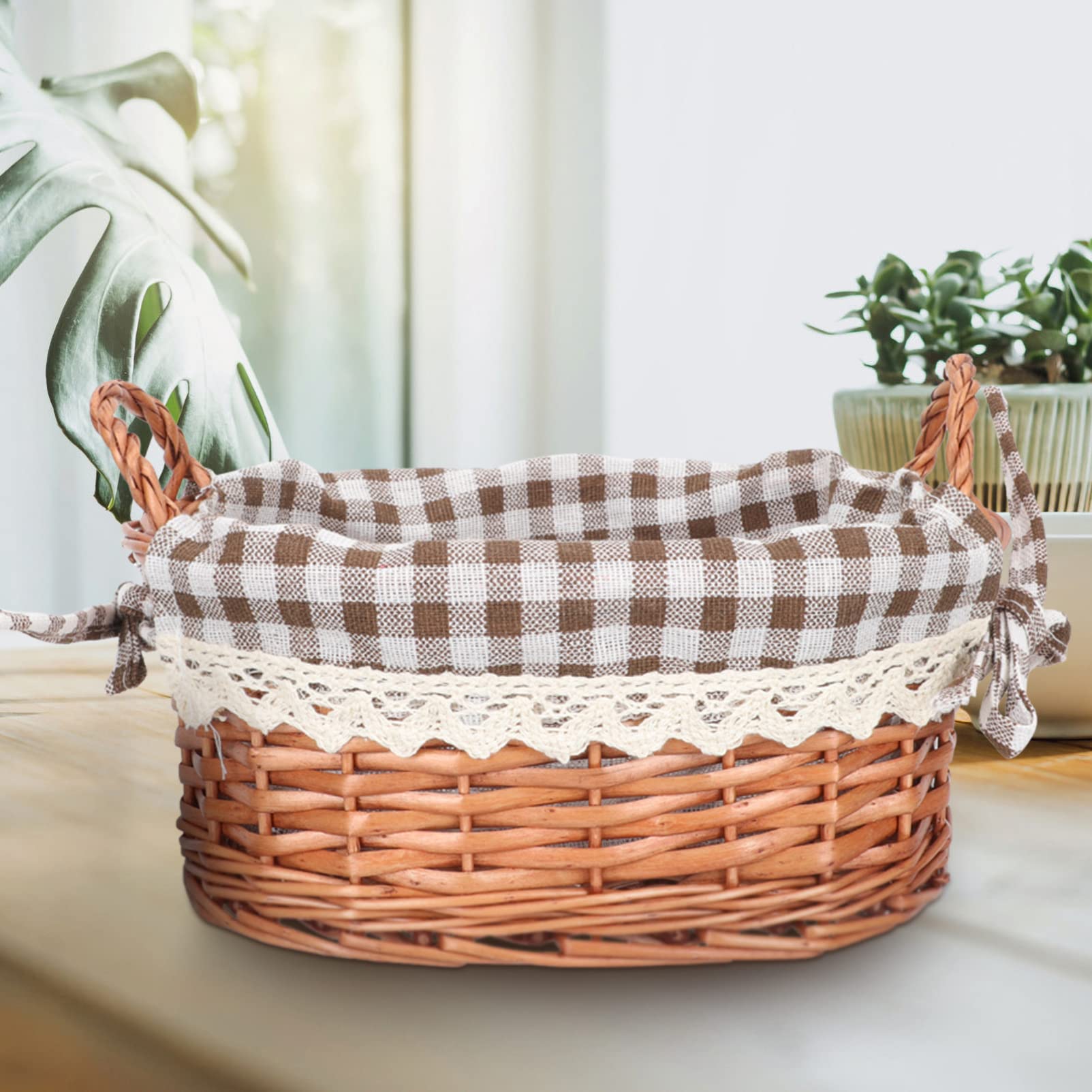 Panier fruits rotin très élégant avec son anse - Mille Trésors