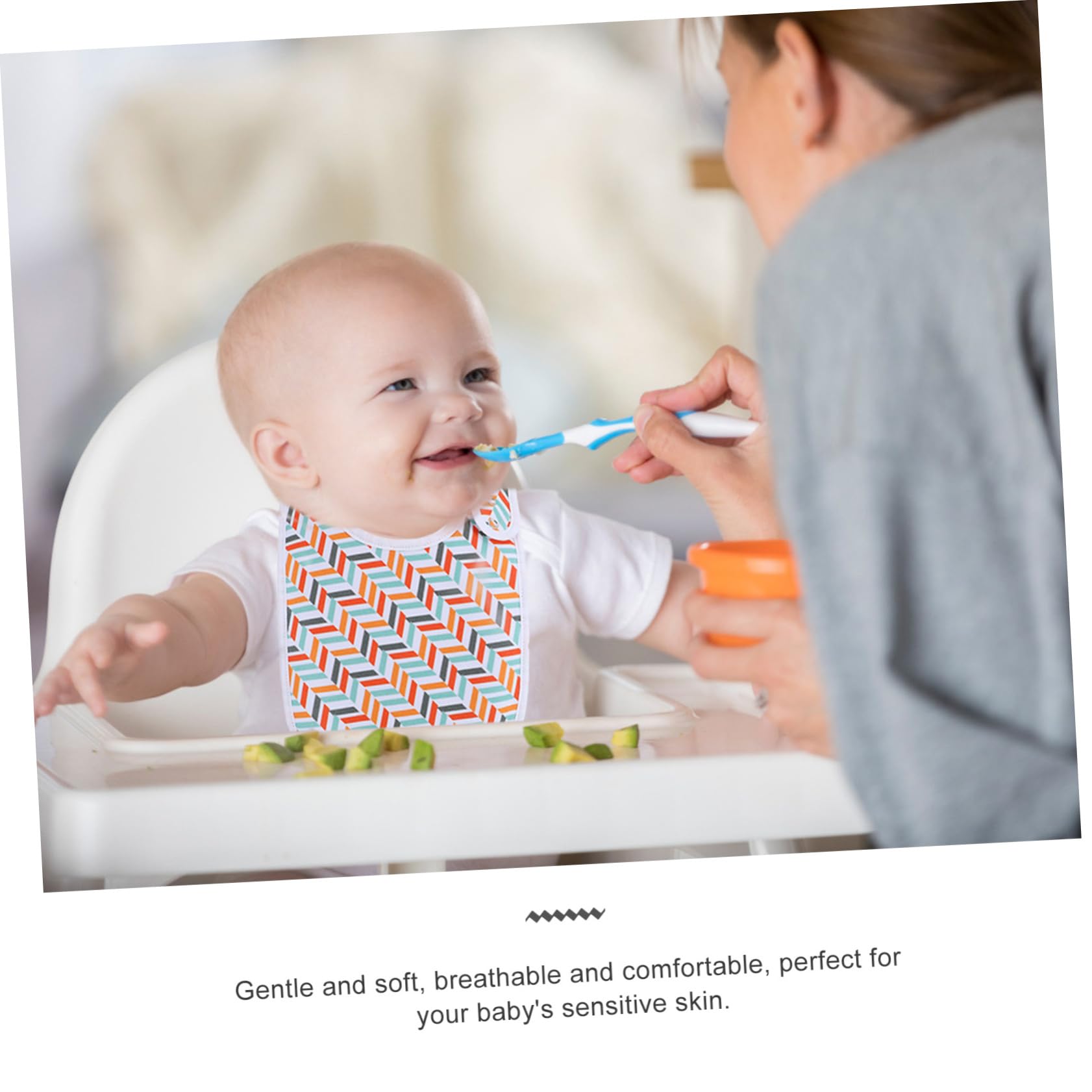 ifundom 8piezas Baberos Infantiles De Algodón De Toallas Absorbentes Para Bebés Ajustables y Suaves Para Recién Nacidos y Niño Niña Pequeños
