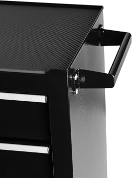 Tool Chest with 5 Drawers Standing Tool Chest with Drawers 7 Organizer Tray Divider Set & Wheels, Rolling Tool Box Organizer for Garage, Workshop, Home Craft