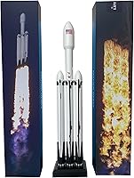 Vista 1 de Space X Falcon Heavy 1/233 Modelo de cohete fundido a troquel