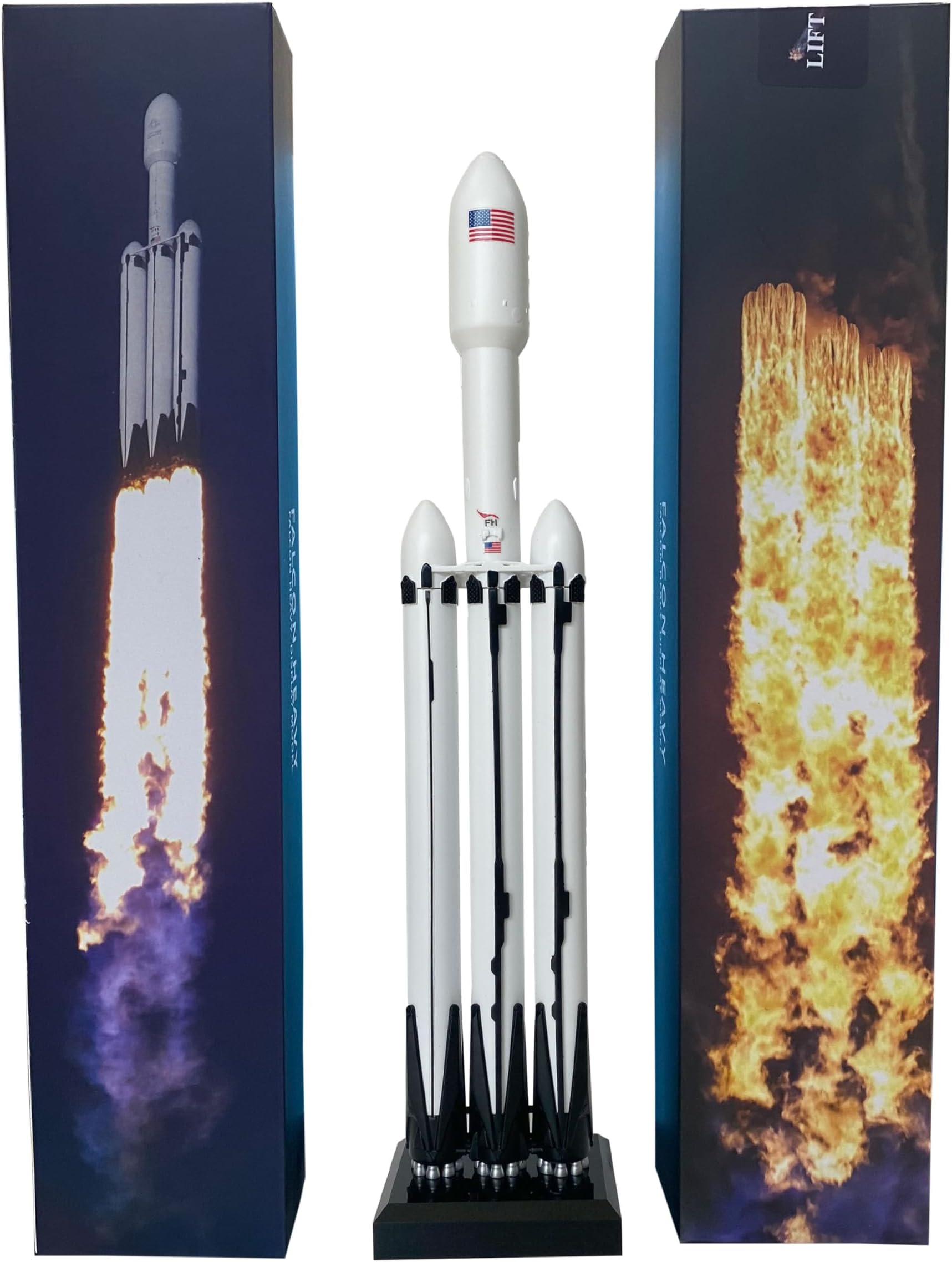 wltk Space X Falcon Heavy 1/233 Diecast Rocket Model