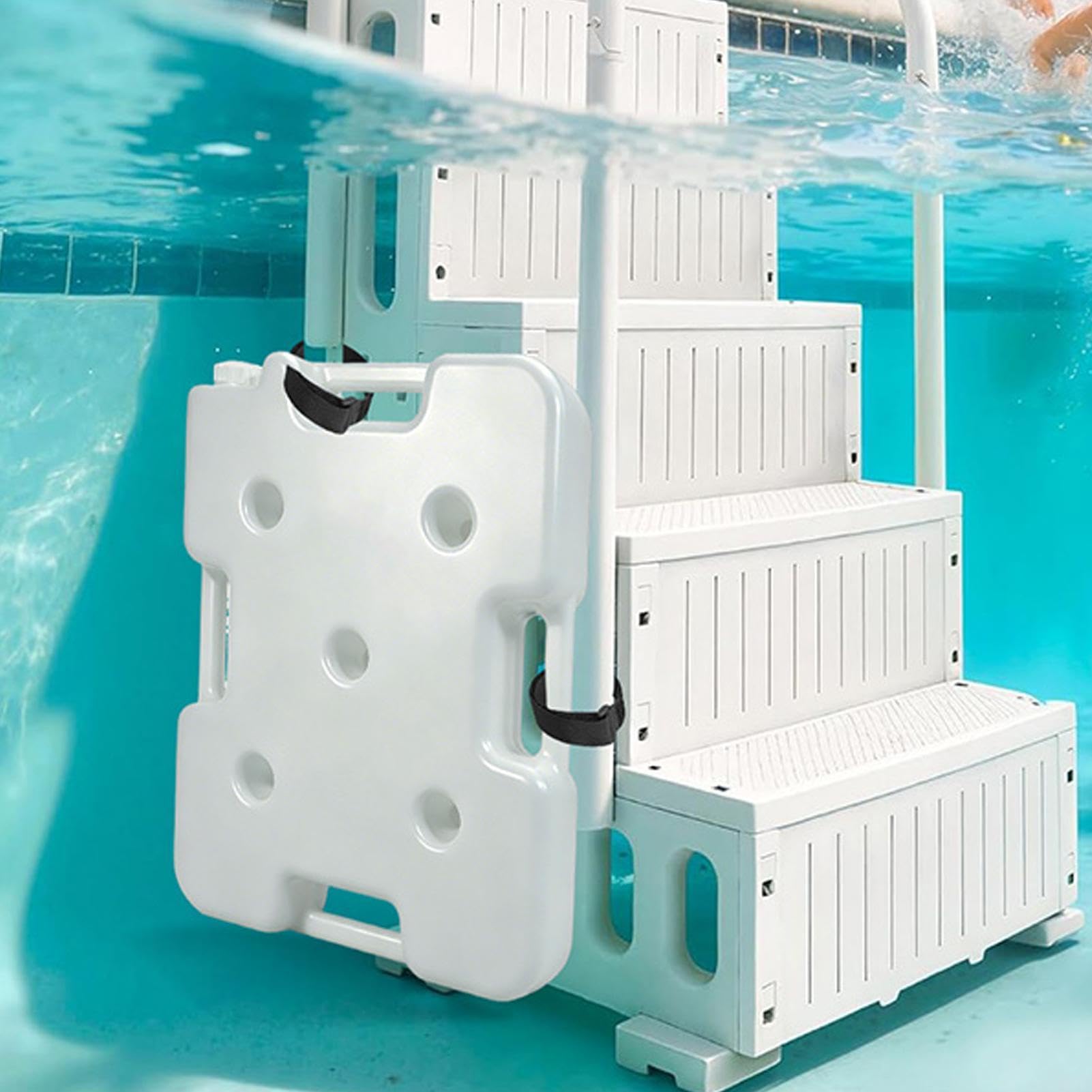 Lests pour Marches Piscine Sac de Sable à Eau réutilisable pour marches | Lests Remplissables Échelle Piscine Natation Extérieur Maison Jardin Arrière-Cour