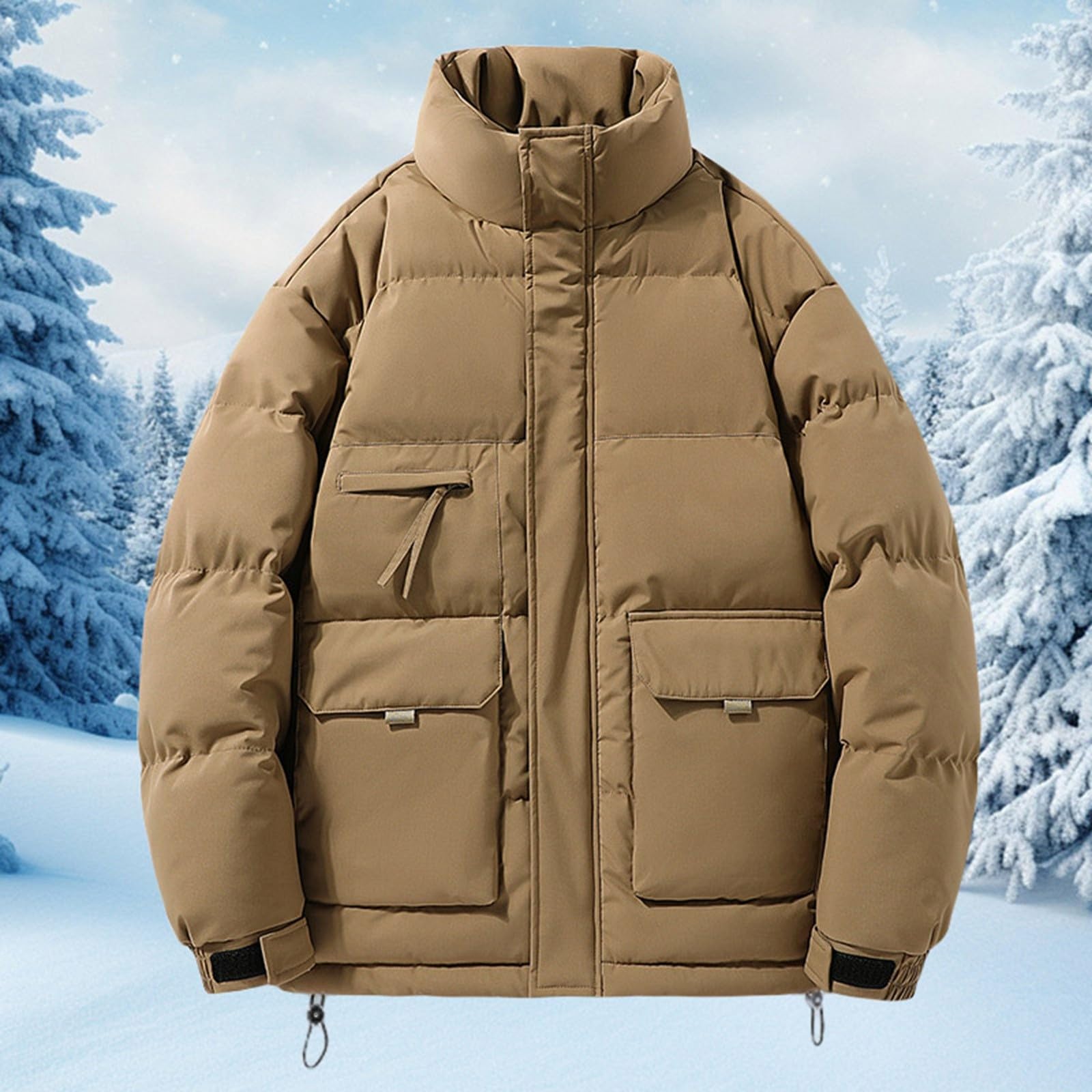Sobretudo Homem Chaqueta Negra Hombre Abrigo Acolchado Hombre Chaqueta Militar Abrigo Militar Parkas Invierno Tres Cuartos Abrigos De Paño Plumas Cazadora Plumas Abrigos De Invierno Para Parkas